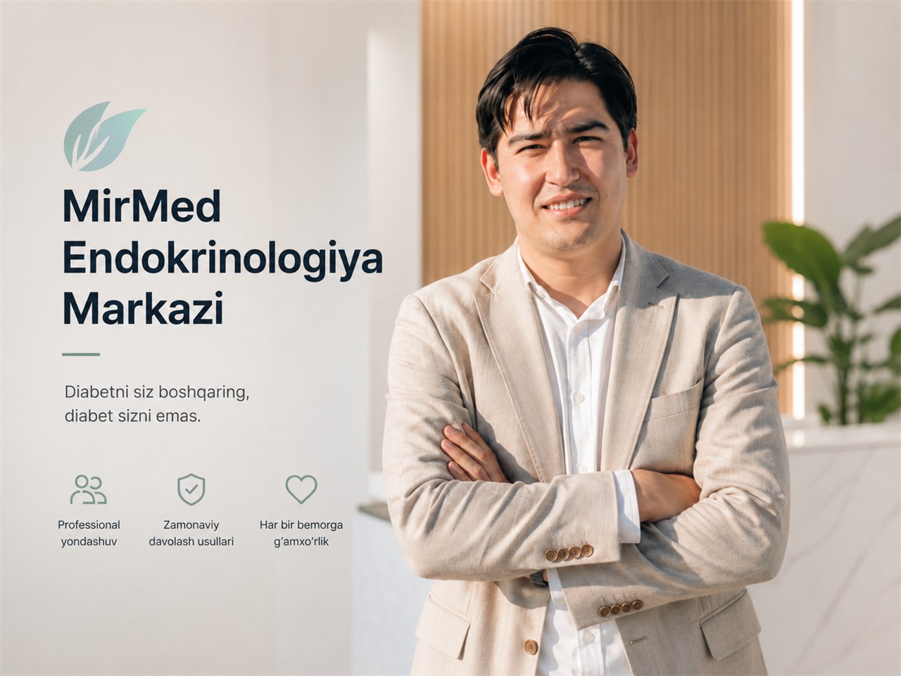 MirMed Endokrinologiya markazi: diabetni siz boshqaring, diabet sizni emas